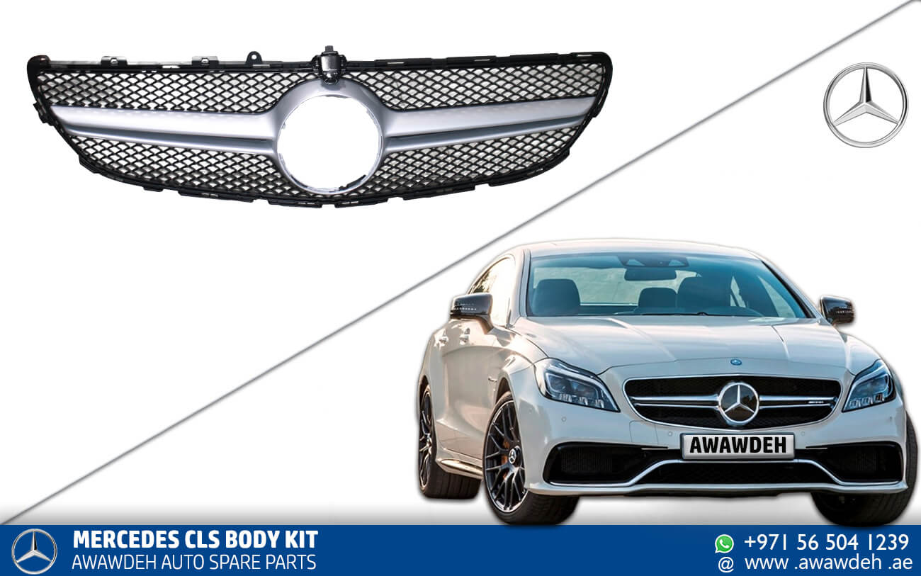 mercedes cls radiator grill